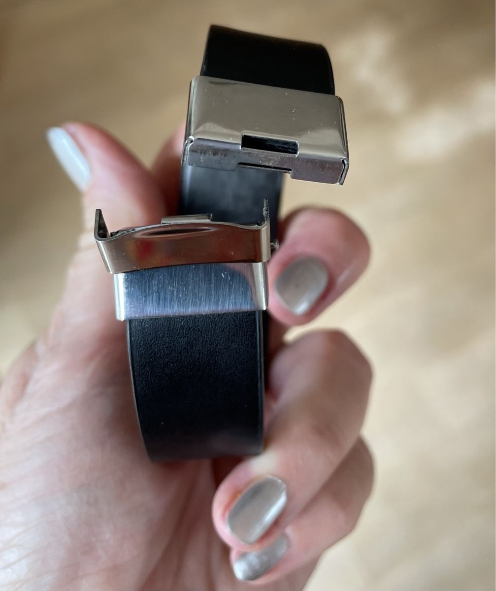 Bracciali & Braccialetti: Armband aus schwarzem Leder mit Bernstein – Nuovo e nell'imballaggio originale da Ebikon venduto da elischka 5