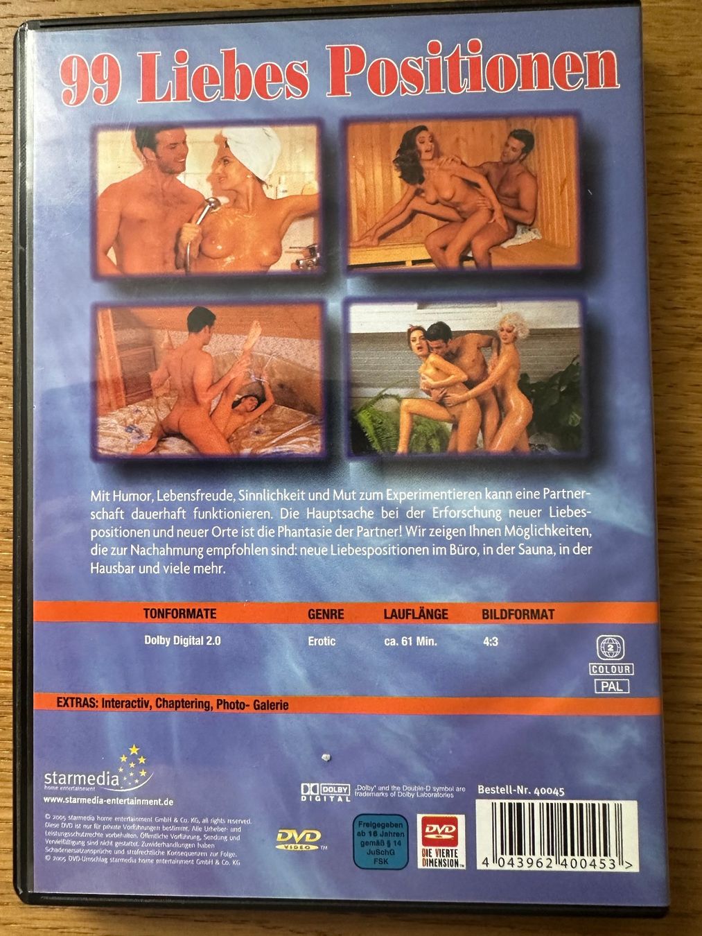 Alle DVDs: 99 Liebes Positionen (Ratgeber) – Gebraucht aus Seewen SO von Harvest8 1
