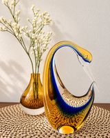 Oiseau en verre soufflé de Murano technique Sommerso