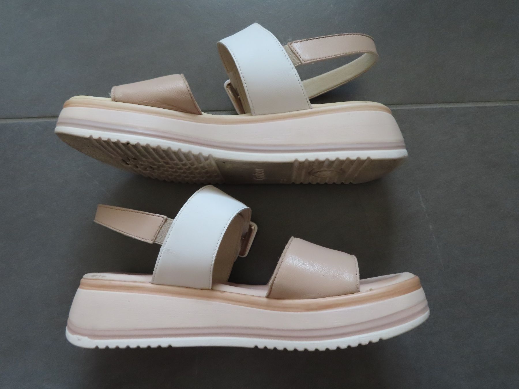 Gabor Scarpe da donna: GABOR schöne Leder-Sandalen Gr.5.5 /38.5 – Usato da Wallenried venduto da Asyano 5
