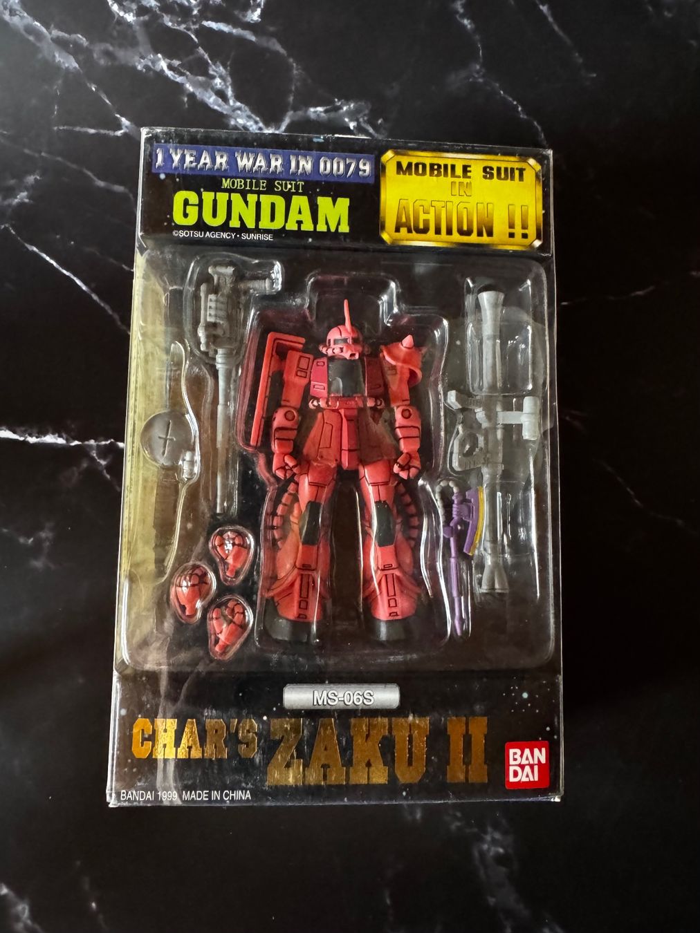 Bandai Spielzeuge: BANDAI MS06-S CHAR'S ZAKU II / MSA – Neu und originalverpackt aus Knonau von CEPPIGATTI