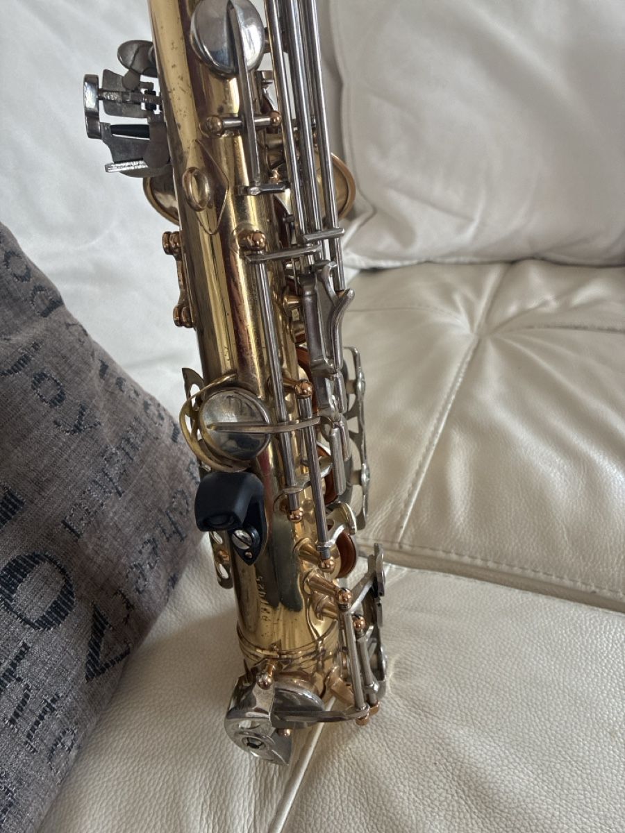 Musikinstrumente: Alto Saxophon , Goldlackiert, Marke : Samko – Gebraucht aus Grosshöchstetten von ferien06 7