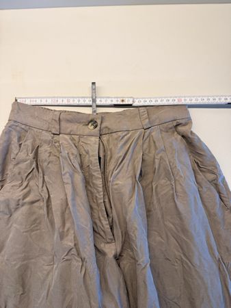 Seidenhose Gr. 36 Sommerhose leicht beige 100% Seide Hose 