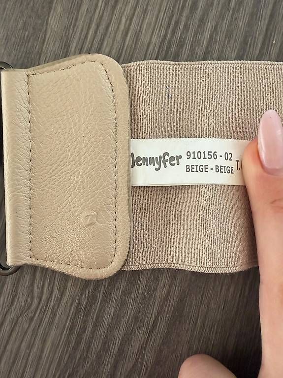 Cinture: Ceinture large élastique beige – Usato da Plan-les-ouates venduto da Jordane.S 4