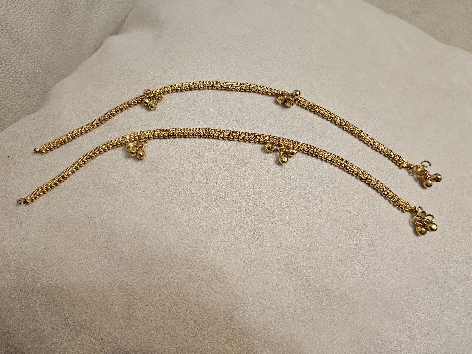 Bracciali & Braccialetti: Gold indian anklet – Nuovo e nell'imballaggio originale da Les Acacias venduto da minnie6 1