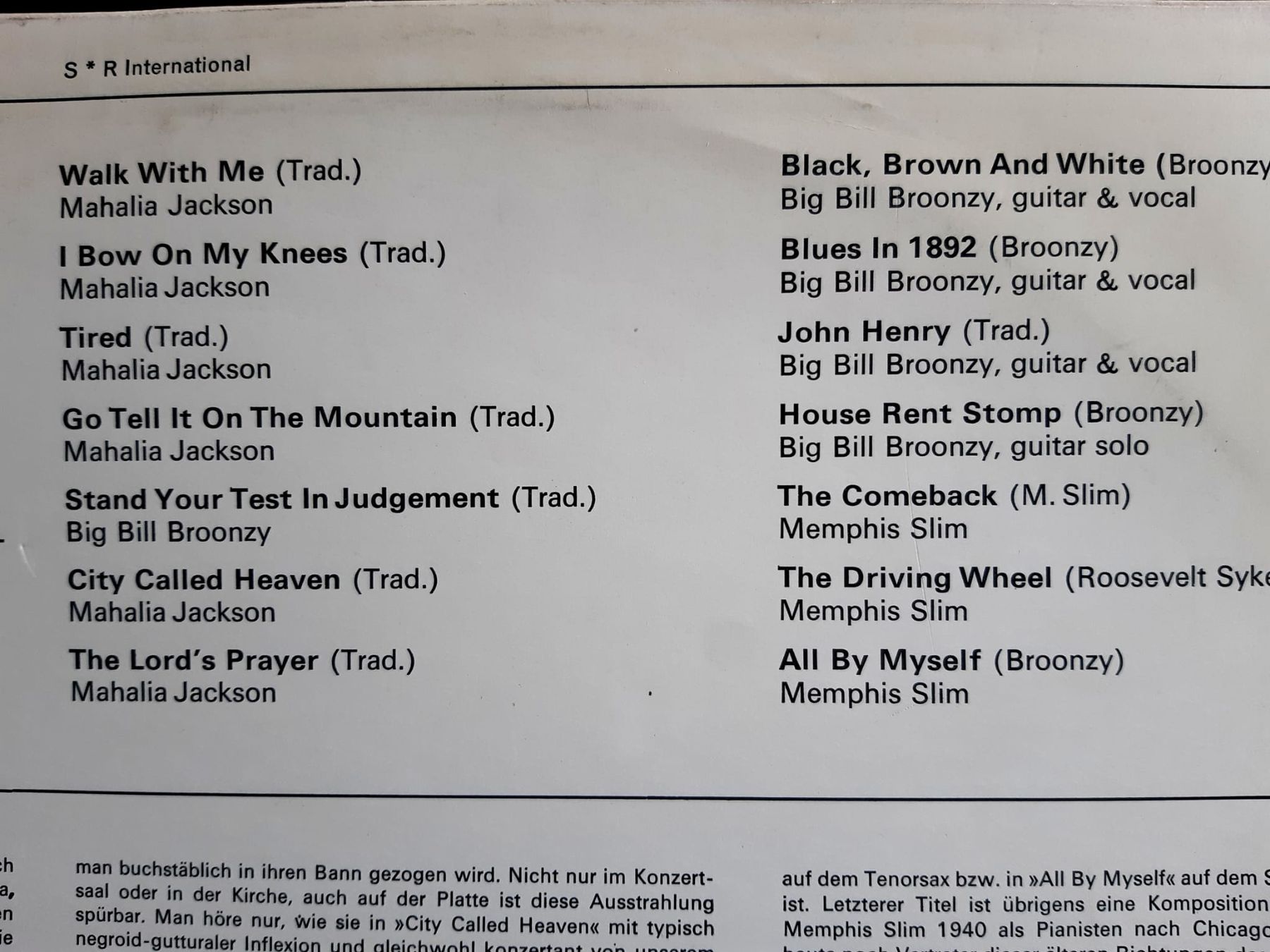 Schallplatten: GOSPEL AND BLUES  Diverse Musiker – Gebraucht aus Frick von kyb_yq8h 2