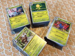 100 cartes Pokémon - différentes et état neuf  