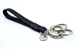 NAVYBOOT Schlüsselanhänger Leder dunkelblau, NEU