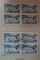 1946, Geschenkheft Pro Patria ET, im 4-Block Kt. 220.-++
