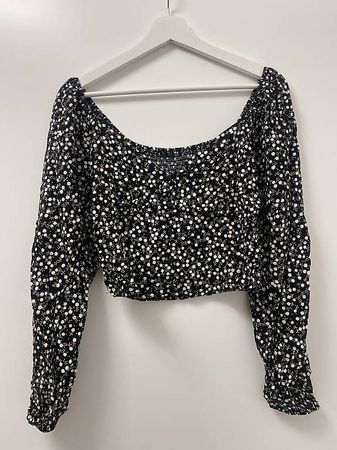 Top mit Blumenmuster