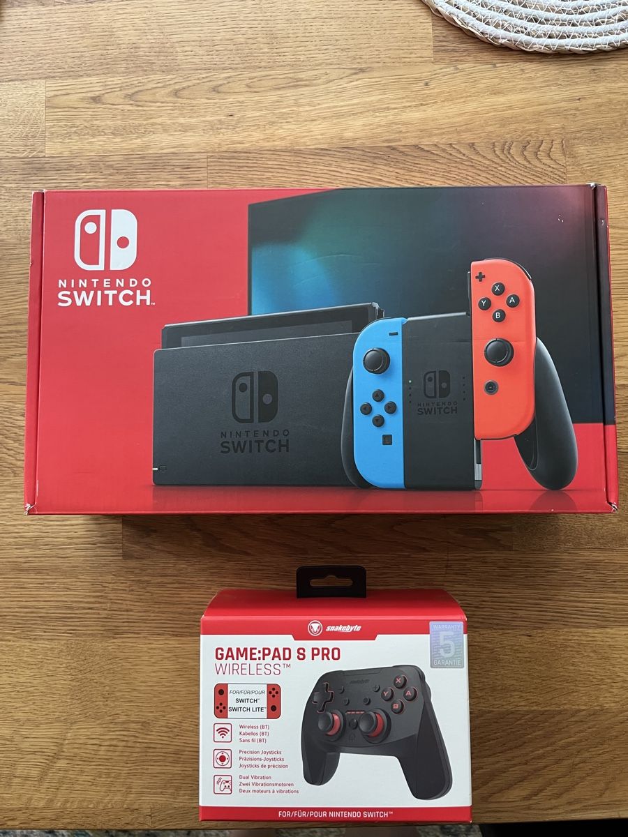 Nintendo Console: Switch 1 - Konsole + Controller in OVP / Top Zustand – Usato da Baden venduto da tob_t8gw