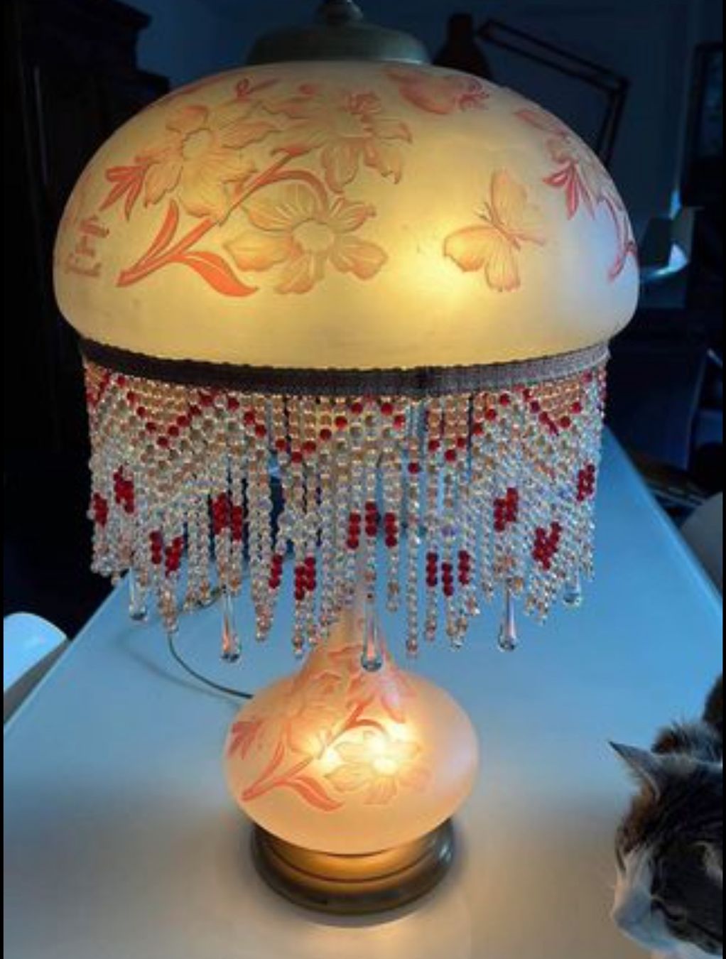 Lampade: Lampe champignon monumentale en verre – Usato da La tour de peilz venduto da Tecnop 1