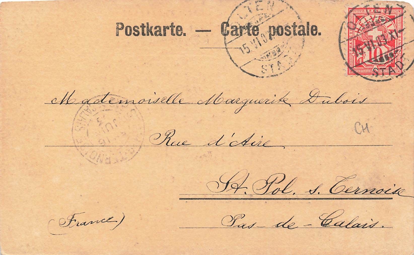 Cartes postales: Solothurn die Einsiedelei – D'occasion à Biasca par Blenio71 1