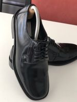 Elegante Carlo Comberti Lederschuhe, Grösse 40, Schwarz