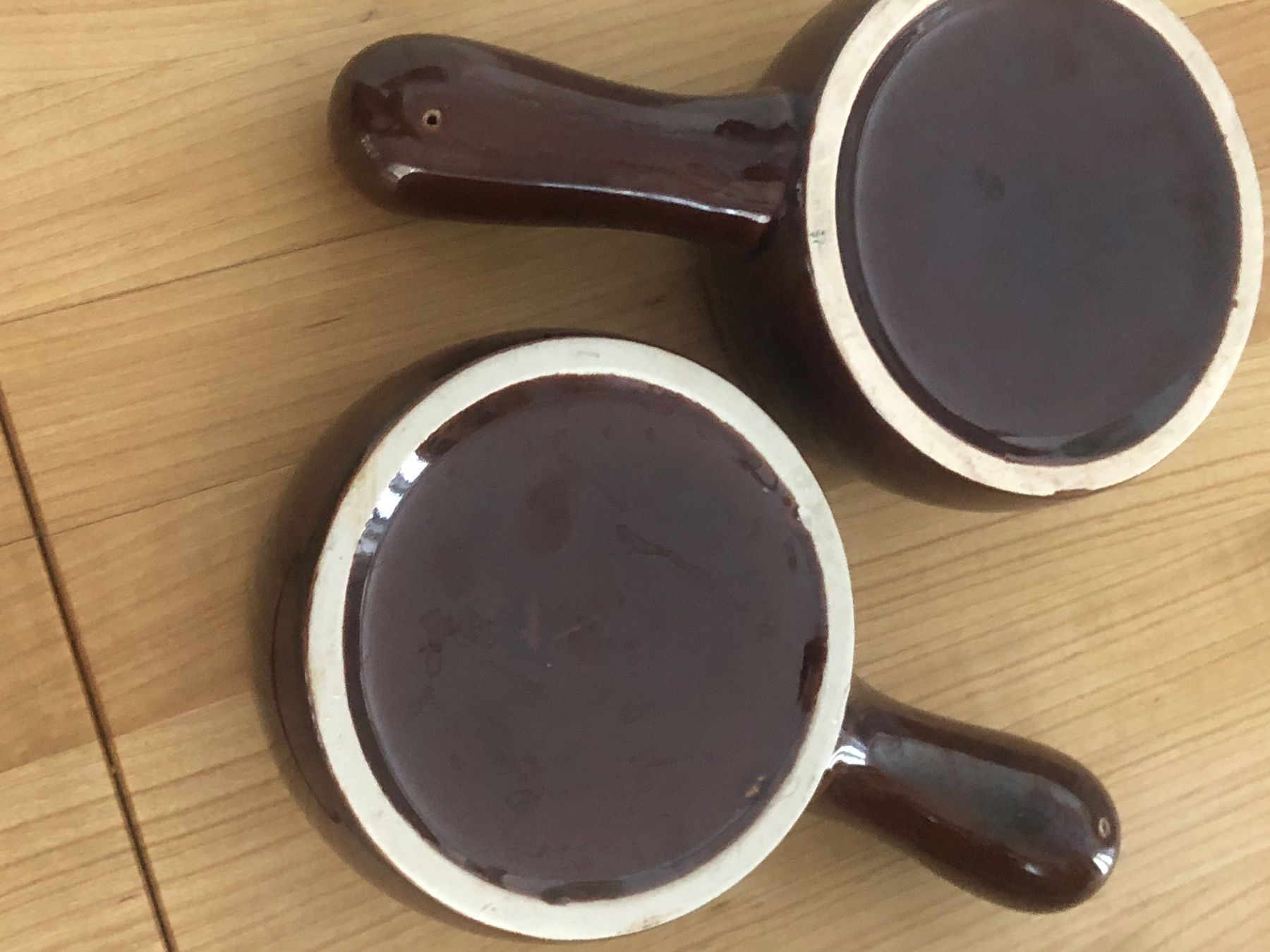 Tazze: 2 kleine Suppen-Caquelons – Usato da Eschenz venduto da glaro14 2