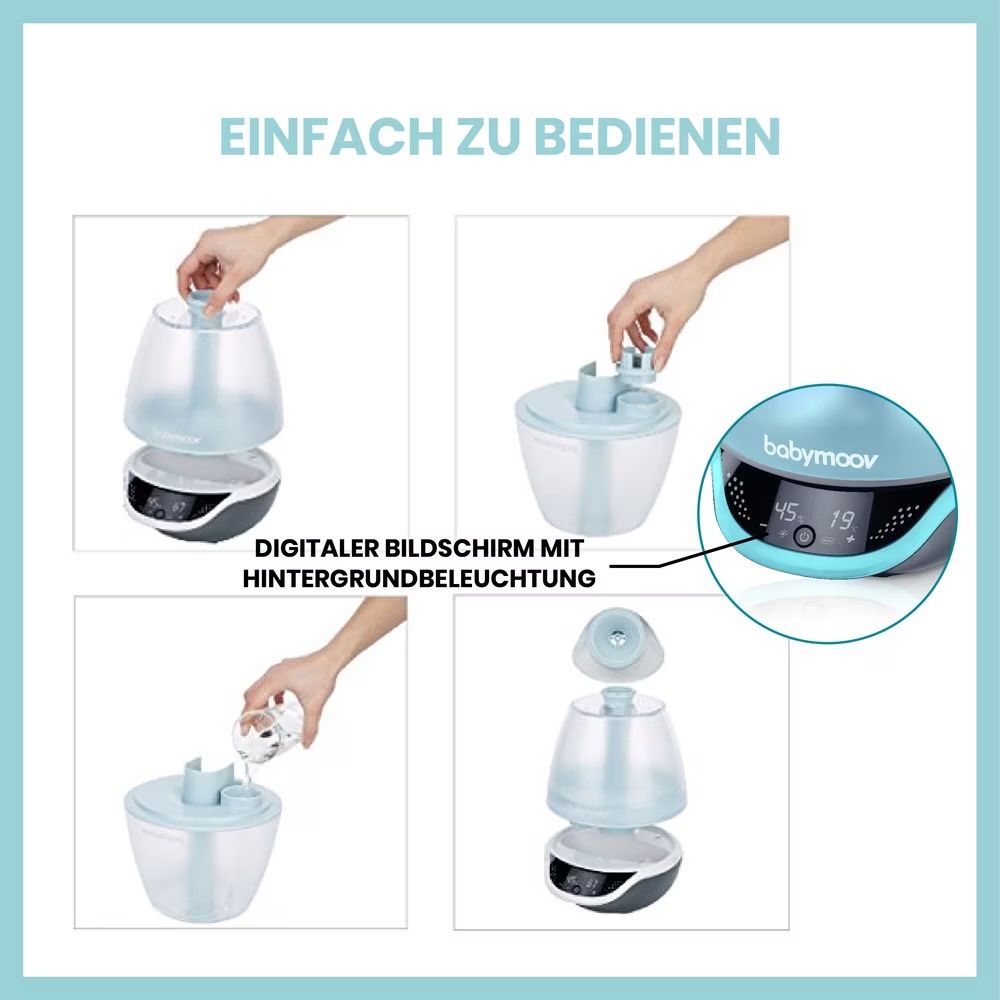 Babymoov Umidificatori d'aria: Babymoov Hygro+ Humidifier Adjustable Humidity Setting – Nuovo (secondo la descrizione) da Dietlikon venduto da Kitaa 3