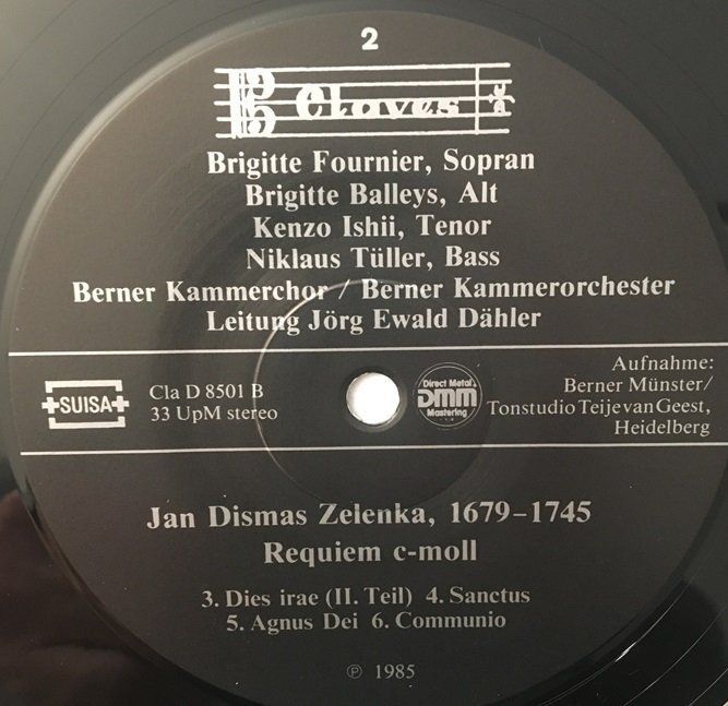 Schallplatten: Jan Dismas Zelenka – Requiem c-moll (LP) – Gebraucht aus Grüningen von azulamarillo_vinyl 4