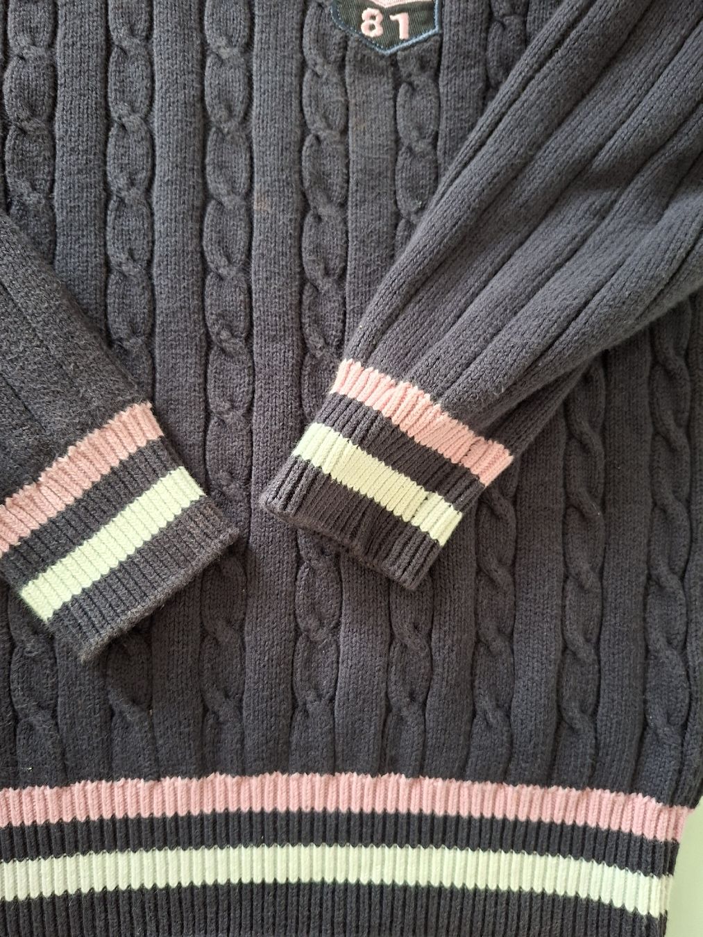 Maglioni & Felpe: Pull Scapulaire marine à torsades, taille M,  – Usato da Renens VD venduto da ser_j2fn 6