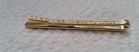 Elegante Vintage Krawattennadel, Goldfarben