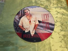 Bruce Springsteen Lucky Town Picture Disc Vinyl 1992