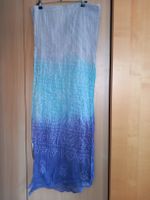 Paréo/ Grand foulard dégradé bleu et violet