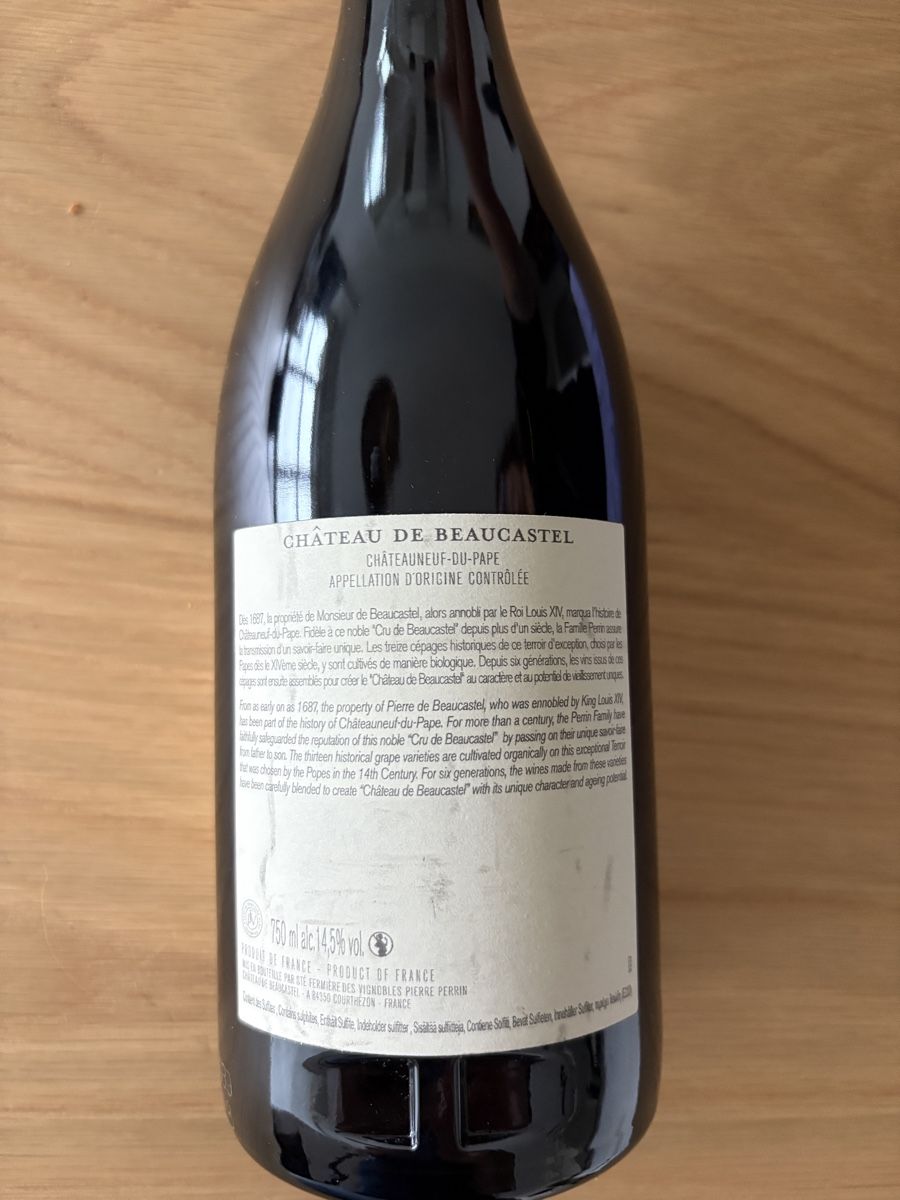 Vino: Chateau de Beaucastel – Nuovo e nell'imballaggio originale da Seuzach venduto da Michisg0 1