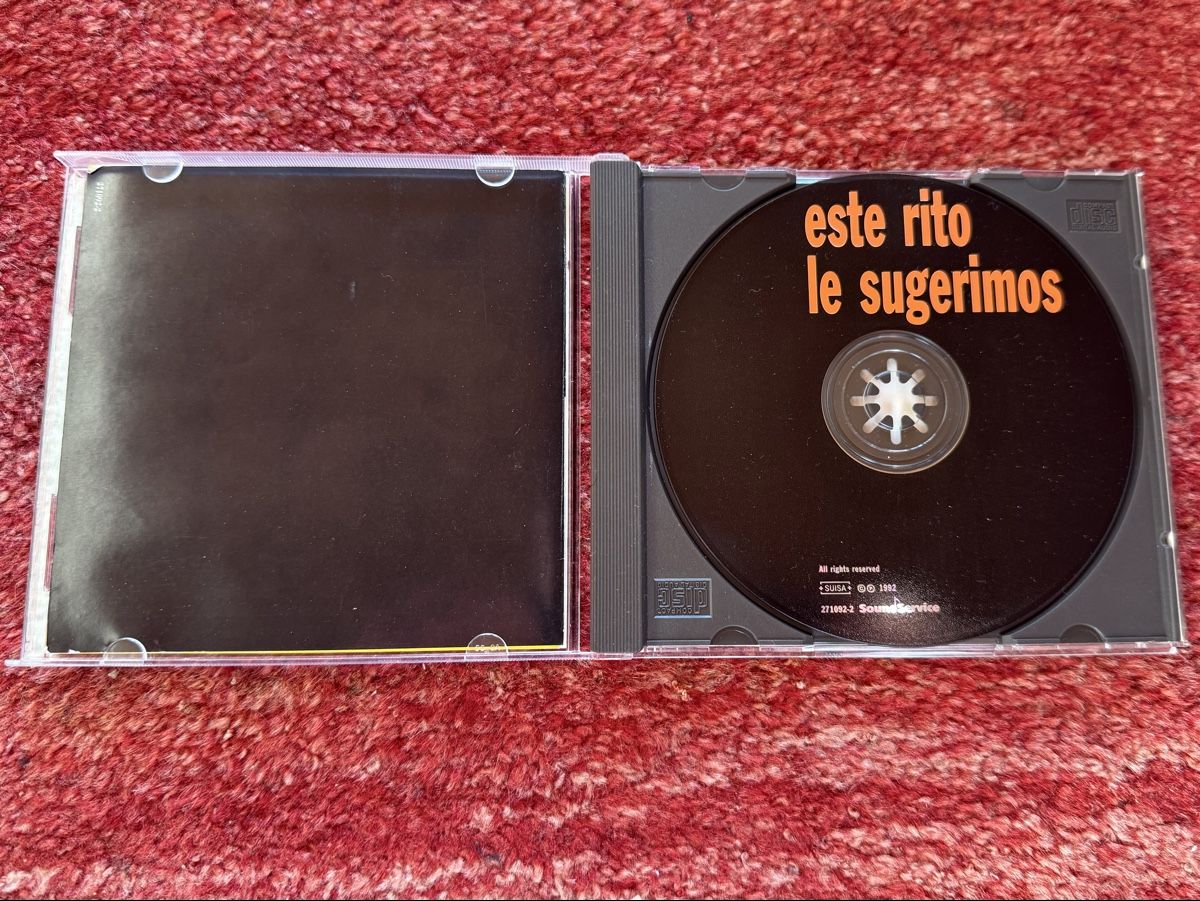 CD: Este Rito Le Sugerimos - CD 1992 – Usato da Oberried Brienz venduto da Chyara 2