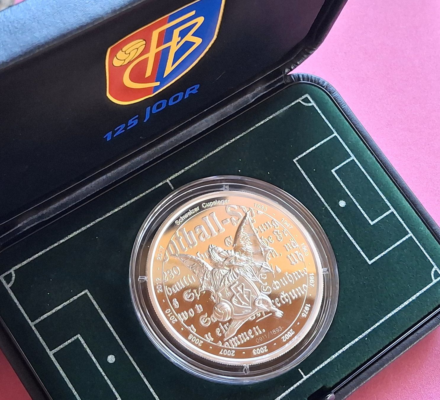 Medaglie: FC BASEL 2018 - 5 OZ FEINSILBER – Nuovo (secondo la descrizione) da Boniswil venduto da dpd4coins