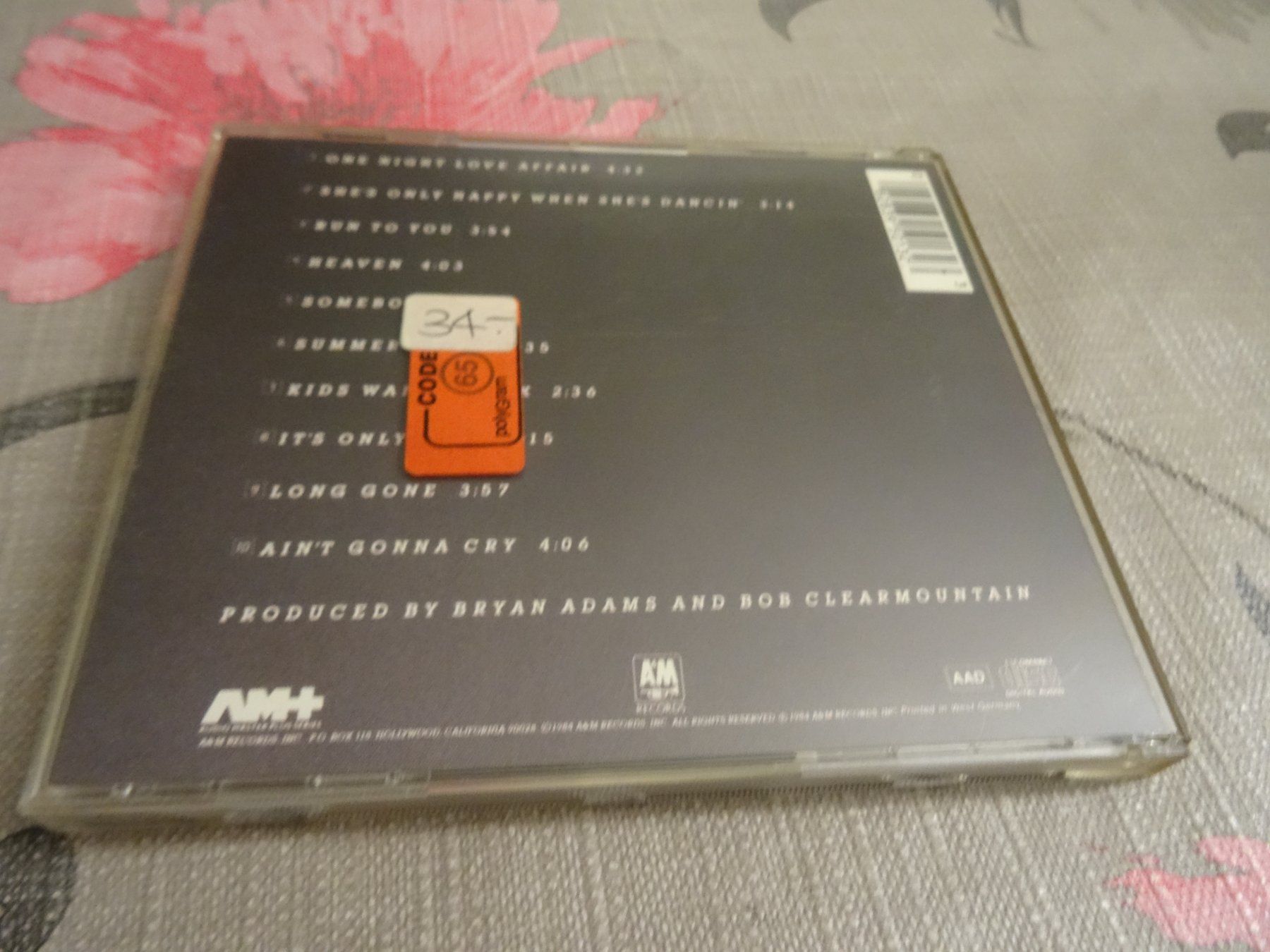 CD: Bryan Adams - Reckless CD - – Usato da Olten venduto da Disc-Ausverkauf 1