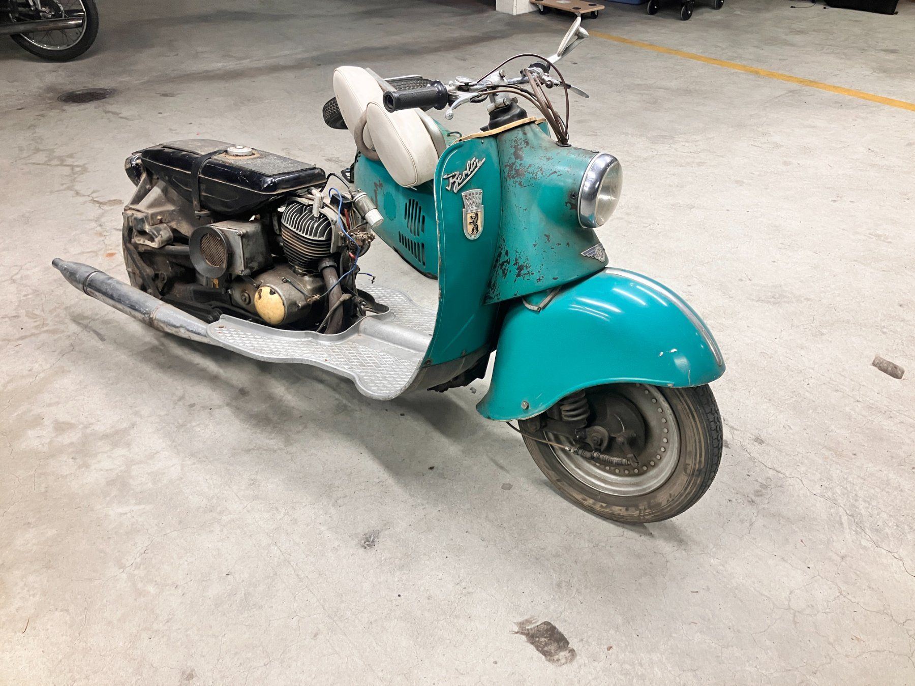 Sonstige: 2 Oldtimer, IWL Berlin DDR Kultroller IWL SR59 "Berlin" – Gebraucht aus Oberweningen von LSP72 1