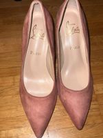 Christian Louboutin Pumps Rosa Wildleder Damen Grösse 39