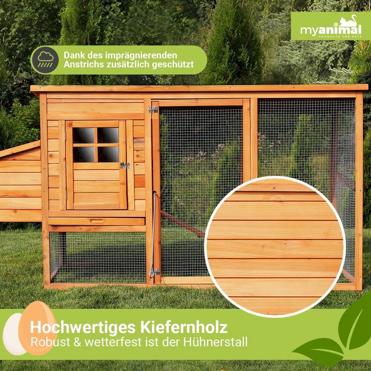 Gabbie, trasporto & Sicurezza: Hühnerstall für 4 Hühner Grau – Nuovo e nell'imballaggio originale da Bottighofen venduto da zaap 2