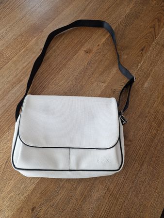 Lacoste Umhängetasche, weiss, guter Zustand!