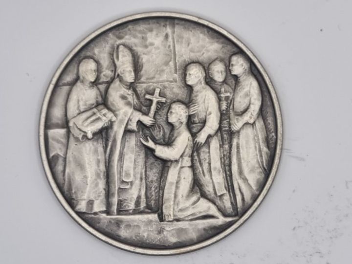 Medaglie: Grosse silber Medaille 1887 Scalabriniani – Nuovo e nell'imballaggio originale da Bure venduto da chap981
