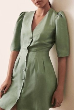Kleid ba&sh Mintgrün Grösse 2 