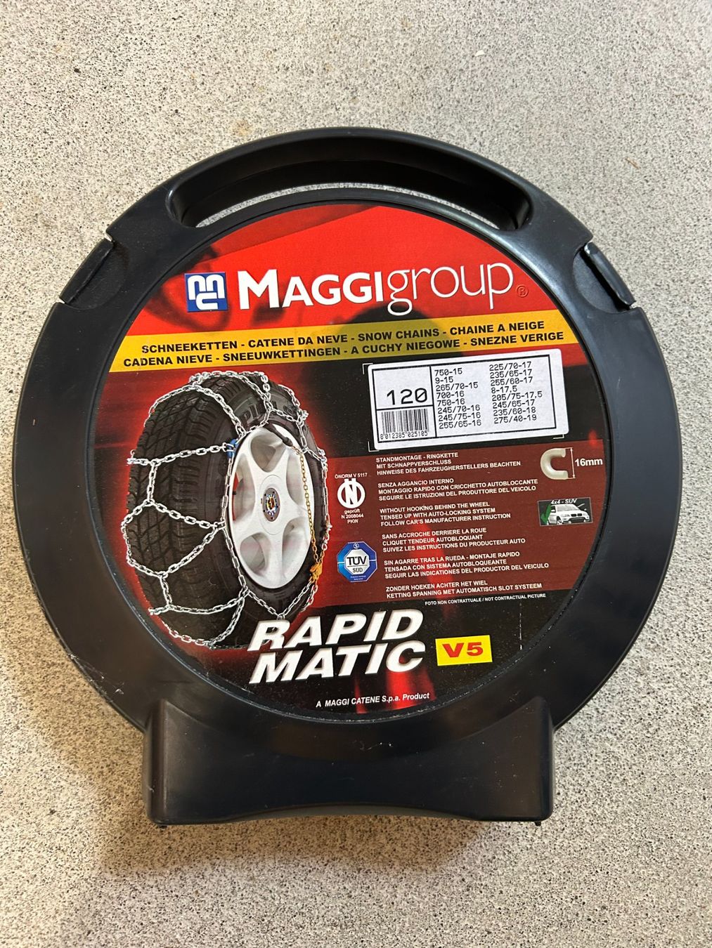 Chaînes à neige: Schneeketten Maggigroup – Neuf avec emballage d'origine à Adliswil par kordun72