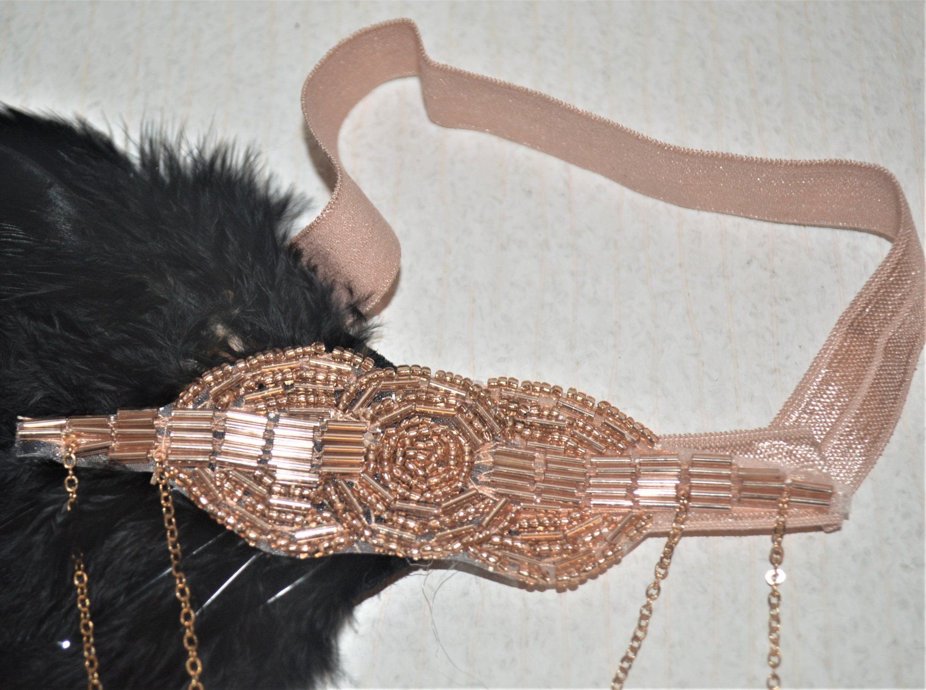 Haarschmuck: Stirnband mit Federn 047 – elastisch – Neu und originalverpackt aus Goldiwil (Thun) von han_v5b7 2