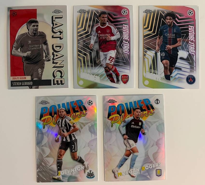 Cartes à collectionner: 5 Special Inserts - Topps Chrome 25/26 – D'occasion à Zürich par rub_87sh