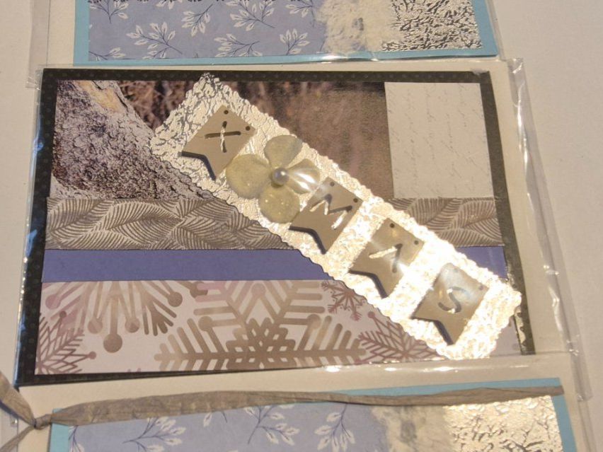 Cartes: 3er SET, Weihnachtskarten mit X-MAS Buchstaben – Neuf avec emballage d'origine à Nottwil par echtMOMO 2