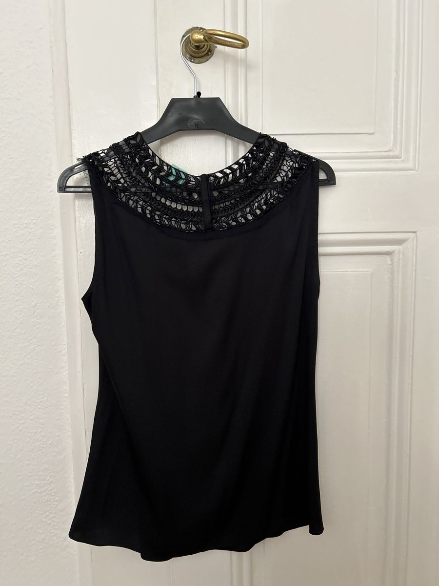 Camicette: Beaded silk top – Nuovo (secondo la descrizione) da Genève venduto da TreasureChest 2