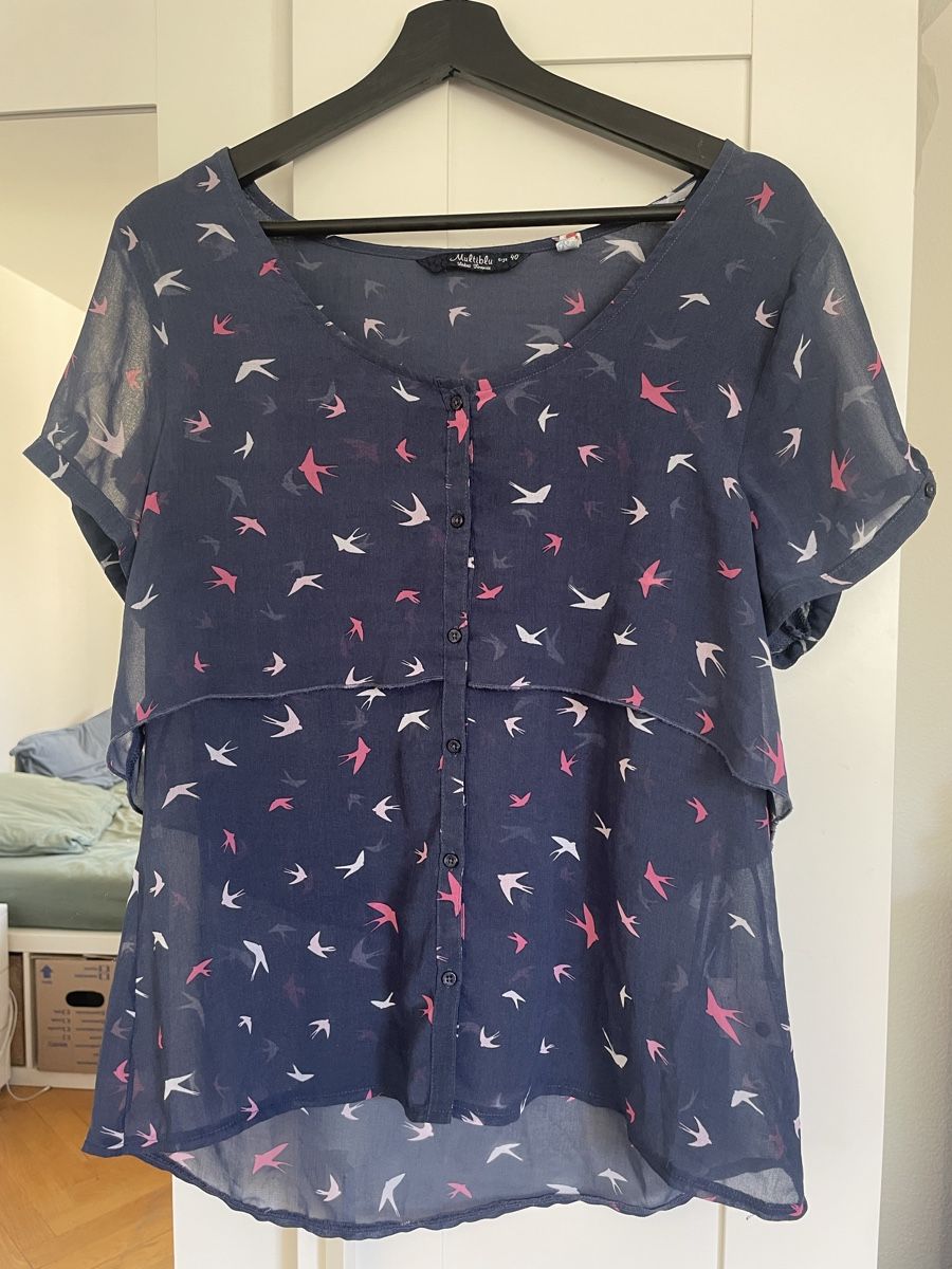 Blusen: Bluse mit Vogeldruck Gr 40 – Neu (gemäss Beschreibung) aus Zürich von eri_n7p5