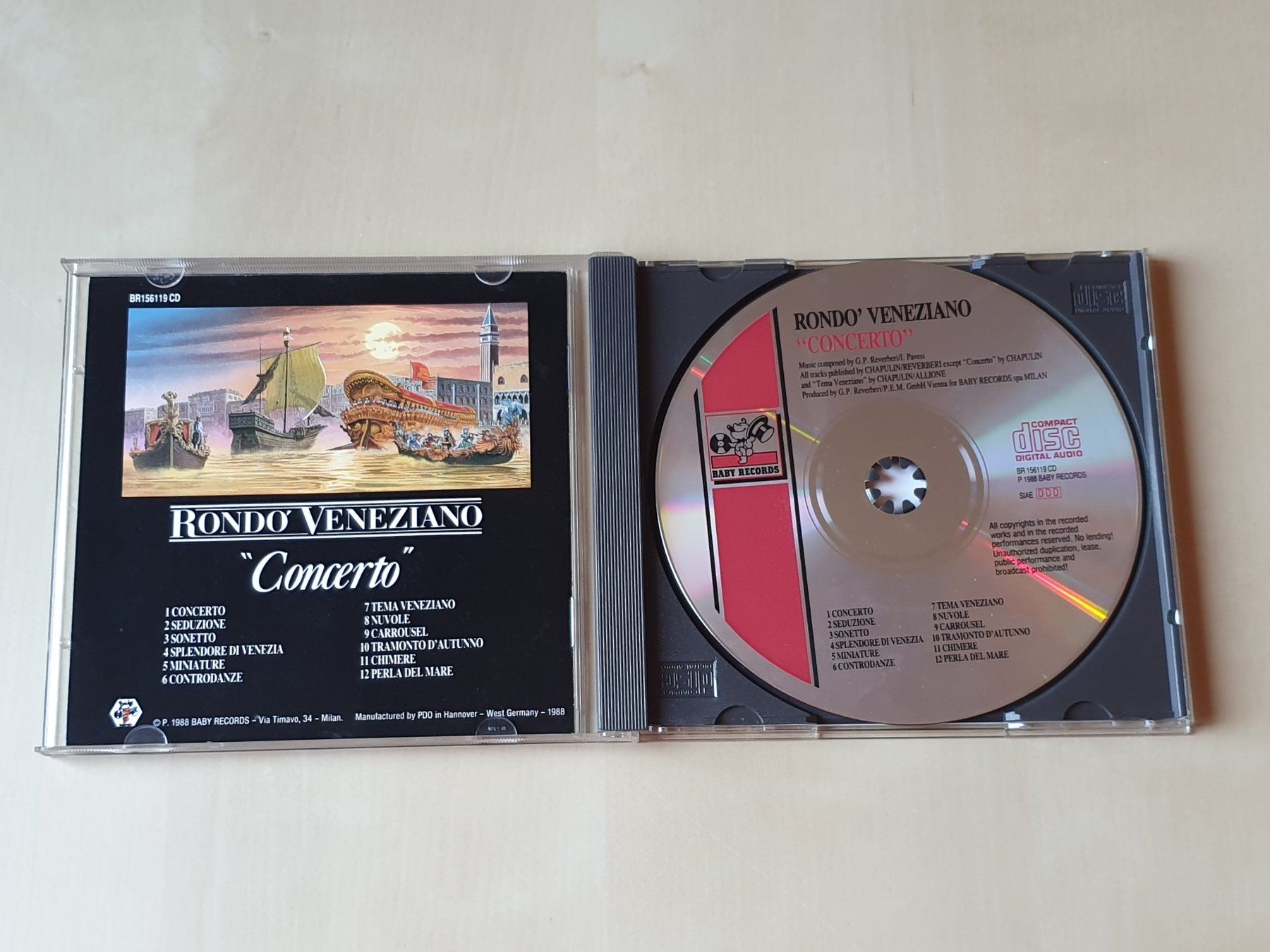 CD: Rondo Veneziano Concerto – Usato da Stansstad venduto da collectorsshop 2