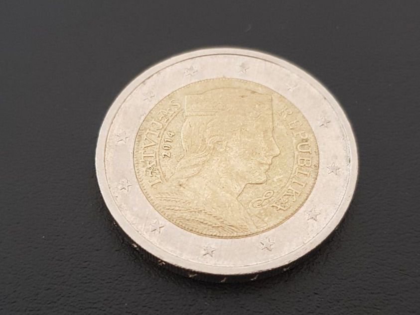 Tutti le monete: 2 EURO - Lettland 2014 – Usato da Baar venduto da rjfhz90