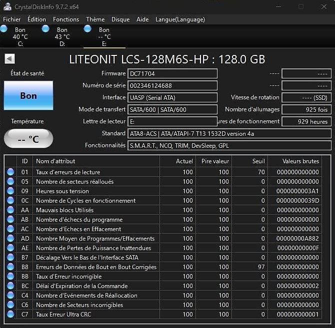 Harddisks: Disque dur ssd 128gb – Gebraucht aus Villaz-St-Pierre von Rubytys 2