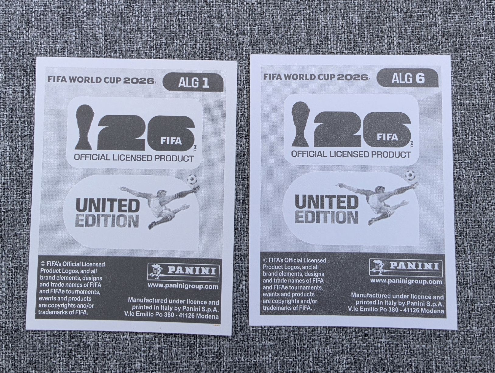 Panini Carte collezionabili: Panini FIFA World Cup 2026 Tougai ALG 1+6 – Nuovo (secondo la descrizione) da Muhen venduto da Snowman78 1