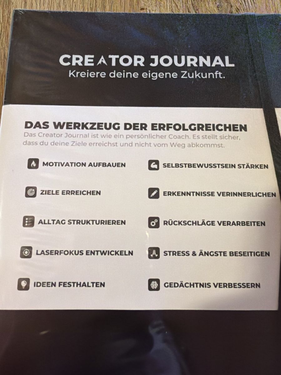 Blocchi: Creator Journal Erfolgs Journal neu und originalverpackt – Nuovo e nell'imballaggio originale da St. Gallen venduto da nic_xky9 2