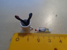 Zubehör 1:12 für das Puppenhausbadezimmer