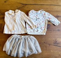 Baby-Outfit-Set – 3 Teile (2 Oberteile + Tüllrock) – Gr 86