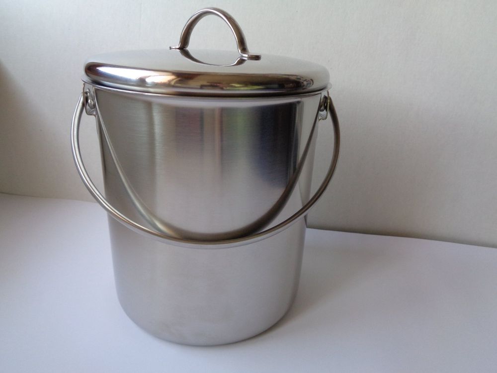 KSJONE Milchkessel Edelstahl 2,5 Quart - Mit Pfeife & Trichter - Für Herd & Induktion