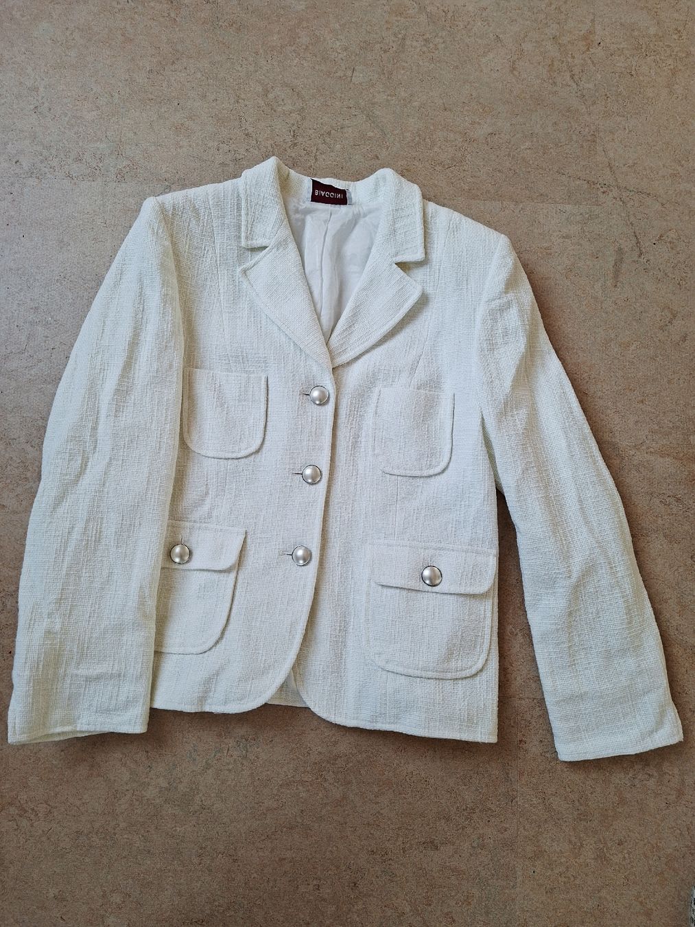 Giacche: Biaggini Blazer, Gr. 42 Cremeweiss – Usato da Klingnau venduto da vollmond36 5